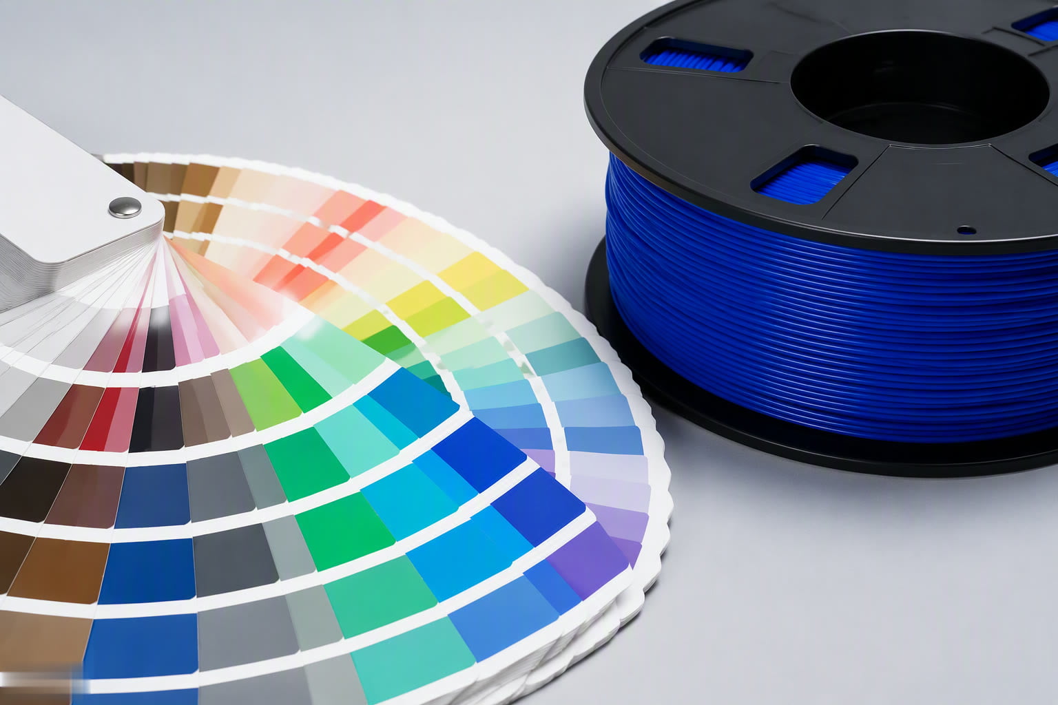 Custom-color filament spools for private-label product lines