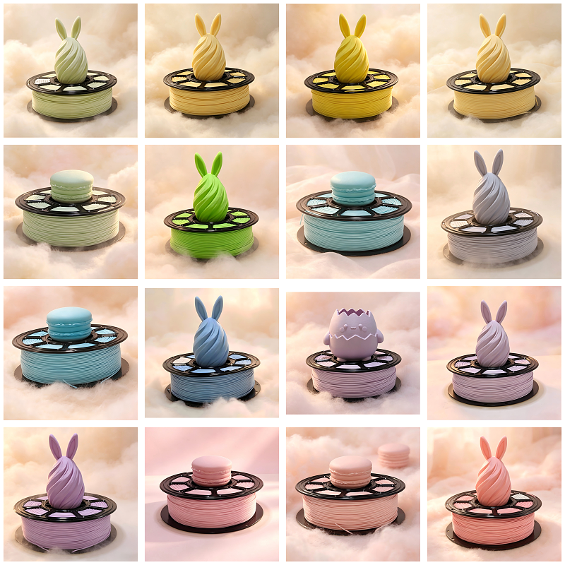 Multicolour gradient filament series