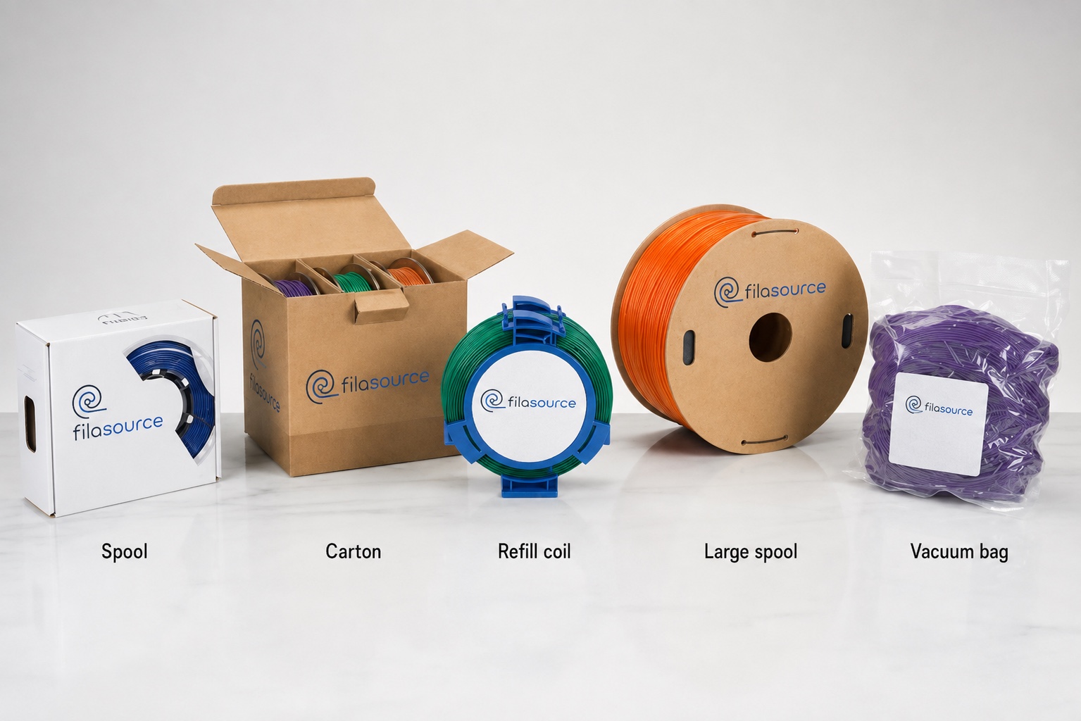 Private-label filament packaging options
