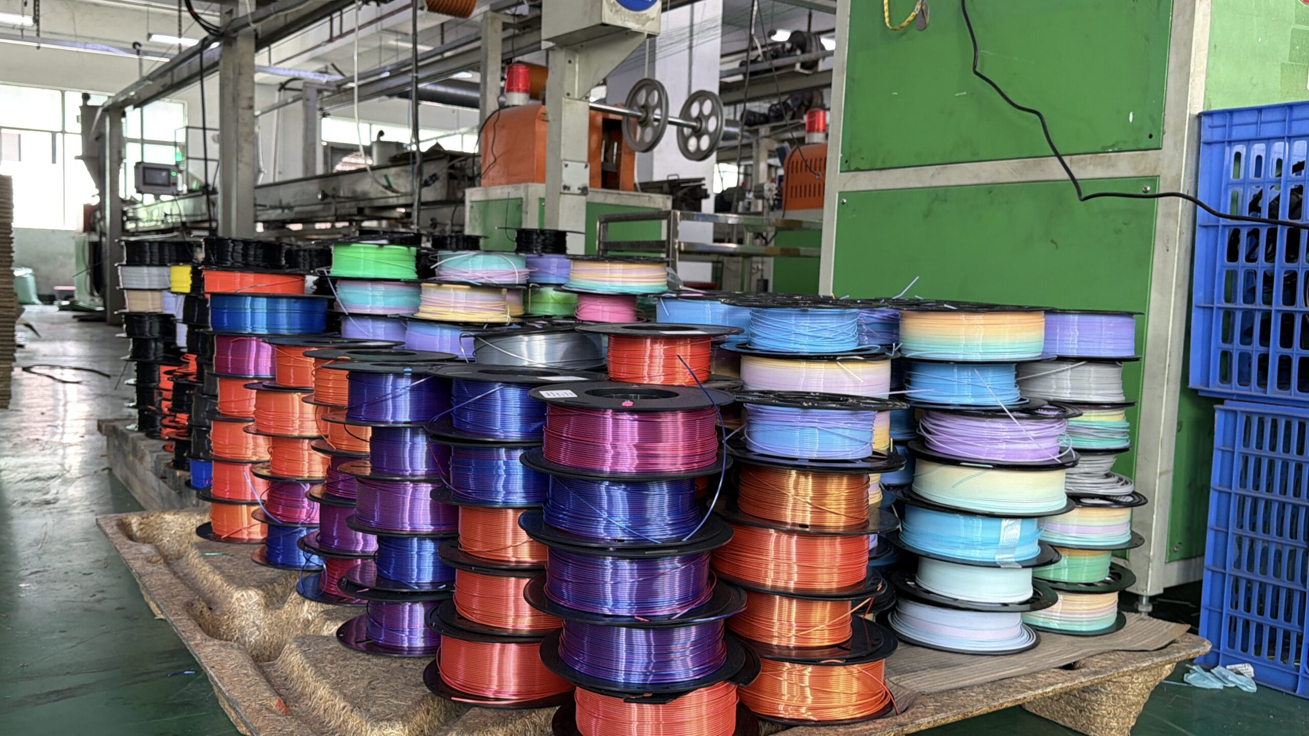 Filament cartons prepared for shipment