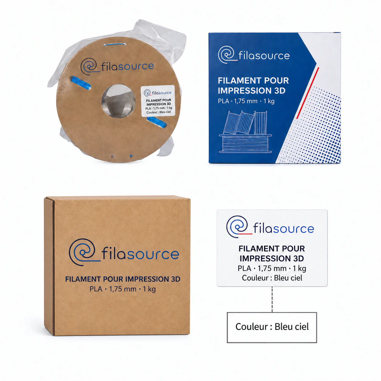 Packaging label details from France